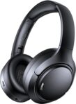 Hybrid Active Noise Cancelling Bluetooth 6.0 Headphones 120H Long Playtime, 6 ENC Mic, Over Ear Headphones Wireless, Hi-Res Audio, Memory Foam Earcup, Transparency Mode ANC Headphone for Travel Office