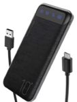 IAIGG Portable Charger 10000mAh Slim USB C Input & Output Power Bank with LED Display – Various Colours – sold by HENGYINGPUZI / FBA