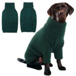 IECOii XL Dog Jumper, Extra Large Pet Thick Warm Knit Clothes 4 Daily Christmas, Turtleneck Sweaters Fall Winter Apparel sold by IECOii /FBA