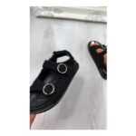 IKRUSH Zahra Faux Fur Double Buckle Sliders