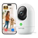 INFIYA 2K Pet Camera Indoor Home Security for Dogs K7