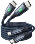 INIU 240W USB C to USB C Cable (2m2m Blue) Fast Charging Type C