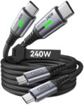 INIU 240W USB C to USB C Charger Cable, 2-Pack 2m