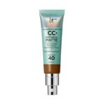 IT Cosmetics CC Natural Matte Full Coverage Foundation with SPF 40, Hyaluronic Acid Hydrating Formula – iT Cosmetics FBA