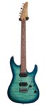 Ibanez AZ24S1F AZ Standard HH Transparent Turquoise Burst