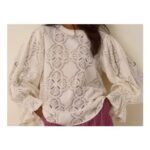 Imogen Lace Blouson Blouse Ivory