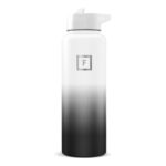 Insulated Water Bottle with Straw, Double-Walled Stainless Steel, BPA-Free