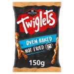 JACOBS Twiglets Original Sharing Bag Snacks, 150g – £1.66 S&S