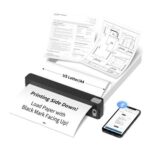 JADENS Portable US Letter Thermal Printer with Bluetooth Inkless Printing