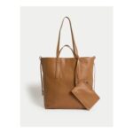 JAEGER Leather Tote Bag
