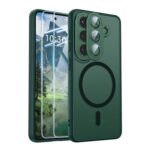 JAME Galaxy S26 Case with Magnetic Camera Protector, Green