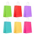 JEY H&K 30Pcs Paper Party Bags 120gsm 18x8x24 Cm
