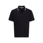 JJ Rebel Mens Jrebzell Polo SS Black XS