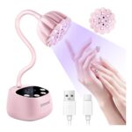 JODSONE UV Nail Lamp, Auto Sensor, 4 Timers, Portable Gooseneck