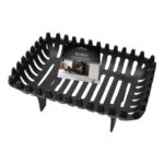 JVL Arden Fire Grate for Fireplace, Log Burner, Stove, Black