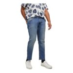 Jack & Jones Mens Jeans, Blue Denim, 34W/30L