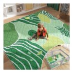 Jinrobabes Baby Play Mat, Anti-Slip, Extra Large 150x180cm, Ladybug