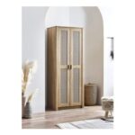 Julian Bowen Brown Sydney 2 Door Wardrobe (202 X 88 X 55cm)