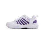 K-Swiss Womens Court Express 2 Tennis Shoes White/Lavender UK 6.5