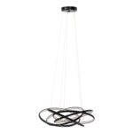 KARE Saturn Pendant Light, Black, 150x72x72 Cm