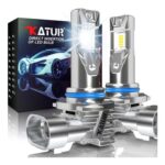 KATUR HIR2 9012 LED Headlight Bulbs, 16000LM, 6000K, 2-Pack