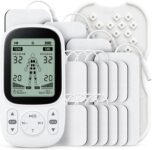 KAUGIC TENS Machine for Pain Relief, Dual Channel, 32 Modes, 14 Pads