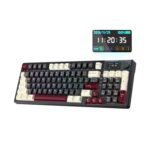 KEMOVE K94 Wireless Mechanical Keyboard with Display and Knob, Black