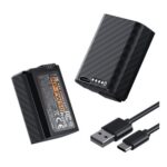 K&F CONCEPT 2-Pack NP-FW50 Battery for ZV-E10 USB-C Batteries & LED Display