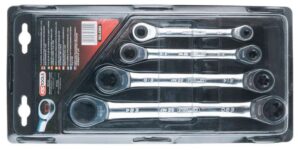 KS Tools 503.4364 Gear Dbl Ring Ratchet Spanner (4 Pieces) E6-E24