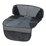Kaiphy Car Seat Protector with Padding, Leather-Reinforced Corners, Pockets Gray