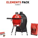 Kamado Joe Classic II With Cover & Bag of Big Block Lump Charcoal (9.07KG) With Blue Light Card