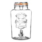 Kilner 5 Litre Glass Drinks Dispenser with Clip-Top Tap