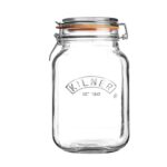 Kilner Square Clip Top Jar 2L (2000ml)