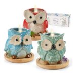 Kinforse Scented Candles 3-Pack Owl Design