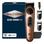 King C. Gillette Cordless Beard Trimmer Pro with 40-Length Settings