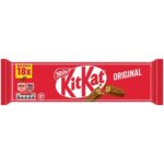 KitKat 2 Finger Milk Chocolate Biscuit Bar Multipack, 18 x 20.7g, £3.55/£3.18 with S&S