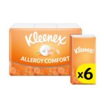 Kleenex Allergy Comfort Pocket Pack Tissues, Pack of 6