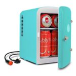 Koolatron Retro Mini Fridge 12V Portable 4L 6-Can Capacity