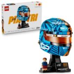 LEGO Editions McLaren Mastercard F1 Team Oscar Piastri Helmet – F1 Merchandise – Display Model Kit w/Collectible Minifigure – 43017