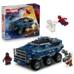 LEGO Marvel Spider-Man Prison Transport Chase – w/Armoured Car & 4 Minifigures incl. Spider-Man, Tombstone & Tarantula – 76349