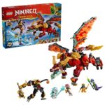 LEGO NINJAGO Wyldfyres Transforming Dragon Mech Toy – 2in1 Ninja Action Figure w/Empress Beatrix Mech & 6 Minifigures 71868
