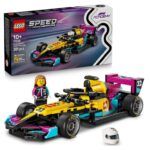 LEGO Speed Champions F1 ACADEMY Race Car Toy – Model Kit w/a Female Formula 1 Driver Minifigure