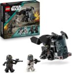 LEGO Star Wars 75412 Death Trooper & Night Trooper Battle Pack – Building Toy incl. a Dropship & 4 Minifigures with Blasters – Collectible Gift for 6 Year Old Boys & Ahsoka Fans