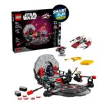 LEGO Star Wars 75427 SMART Play: Throne Room Duel & A-Wing – All-in-One Interactive Toy Set 2 SMART Bricks, 5 Tags, 3 Minifigures & Charger