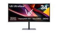 LG UltraGear G6 34G630A-B Gaming Monitor 34 inch UWQHD, Black