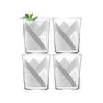 LSA Set of 4 Graphite Peaks Tumbler 560ml Glasses