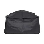 La Hacienda Premium Black Firepit Cover (H)60cm (W)80cm