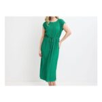 Ladies Jade Plisse Dress