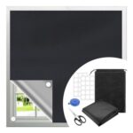 Lanjue 150×200 Cm Portable Blackout Blinds, Stick-On, No-Drill