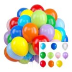 Latex Balloons, 20-Pack, Rainbow Colours, 10-12 Inch Party Decorations